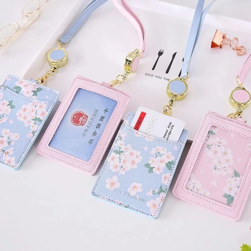 Kawaii Sakura Card Holder