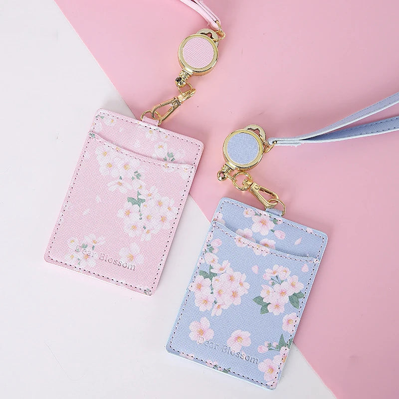 Kawaii Sakura Card Holder