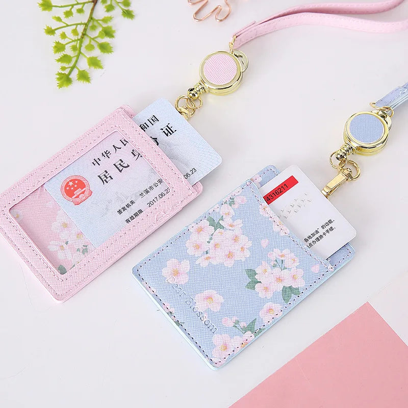 Kawaii Sakura Card Holder