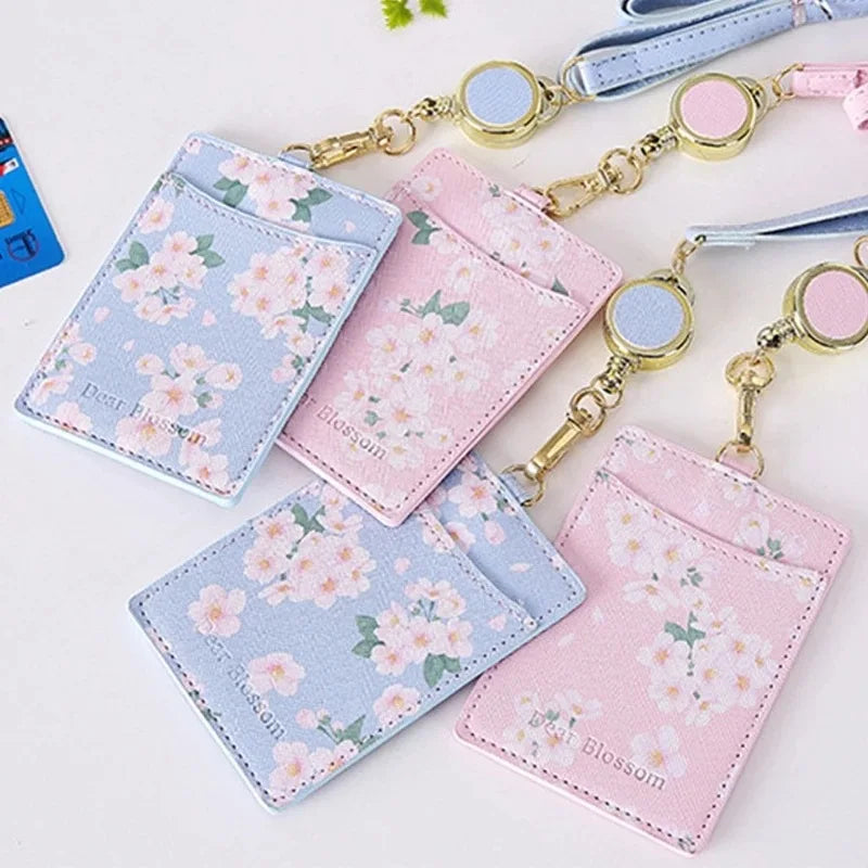 Kawaii Sakura Card Holder